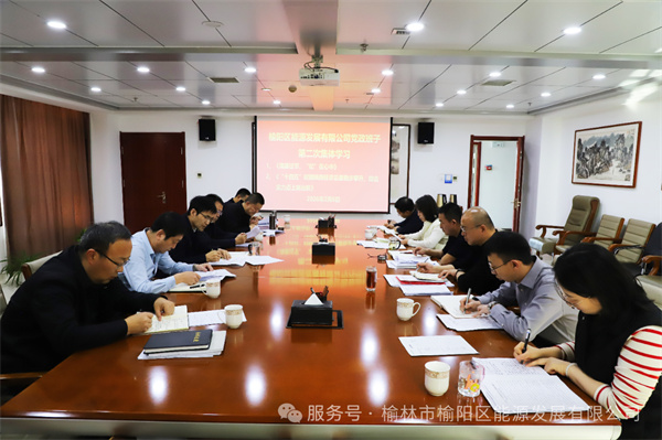 榆陽(yáng)區(qū)能源發(fā)展有限公司召開(kāi)春節(jié)前廉政警示教育學(xué)習(xí)會(huì)議